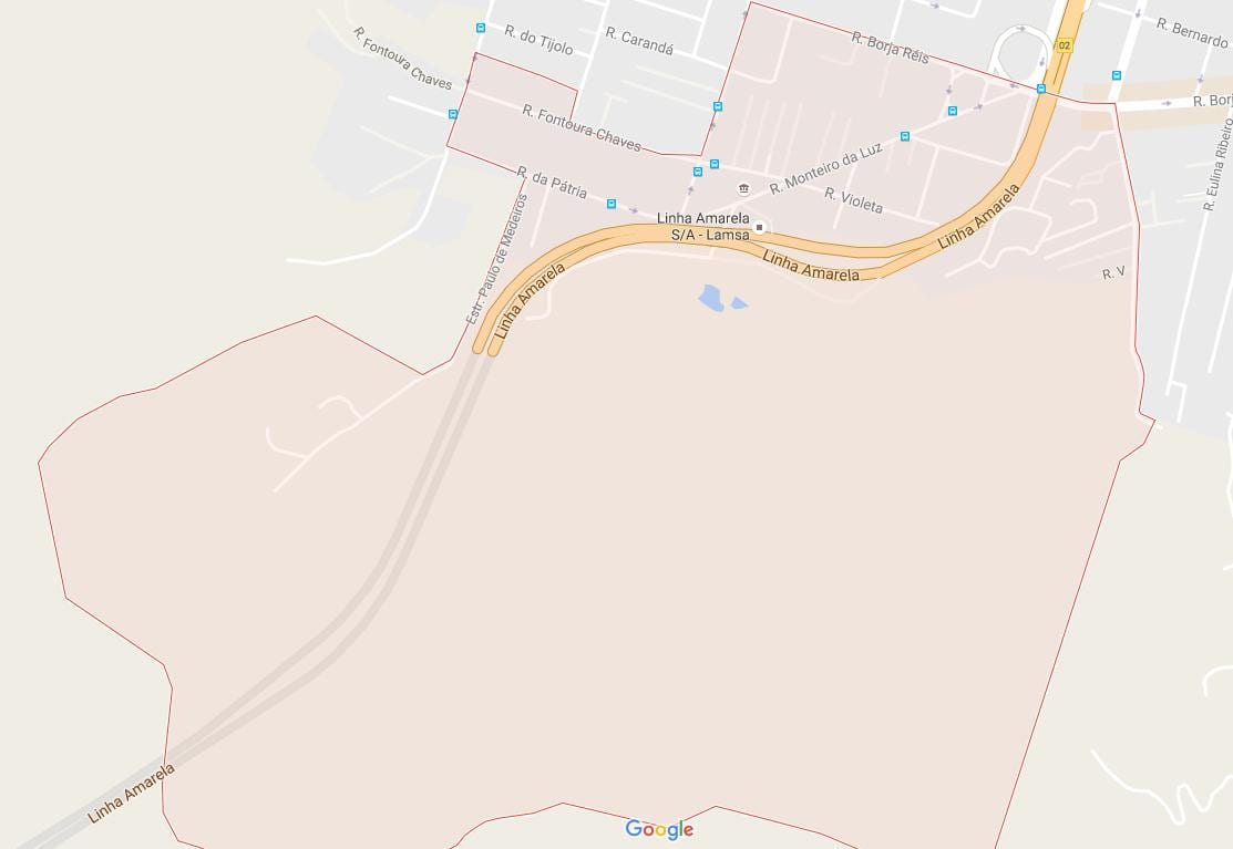 Χάρτης της Água Santa