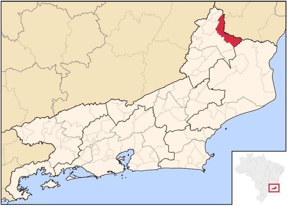 Χάρτης της Βομ γεσυσ δο Ιταβαποανα