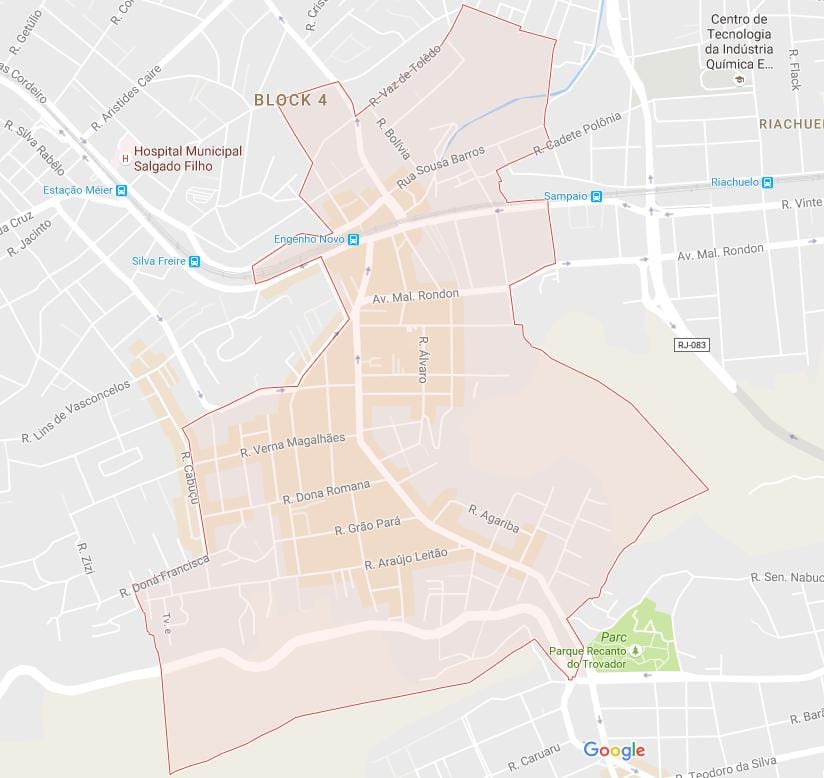 Χάρτης της Ενγενχο Novo