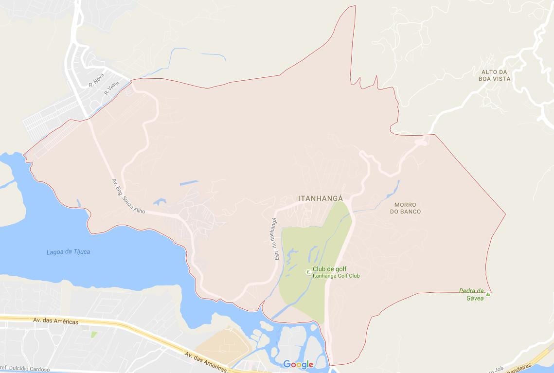 Χάρτης της Ιτανχανγκα