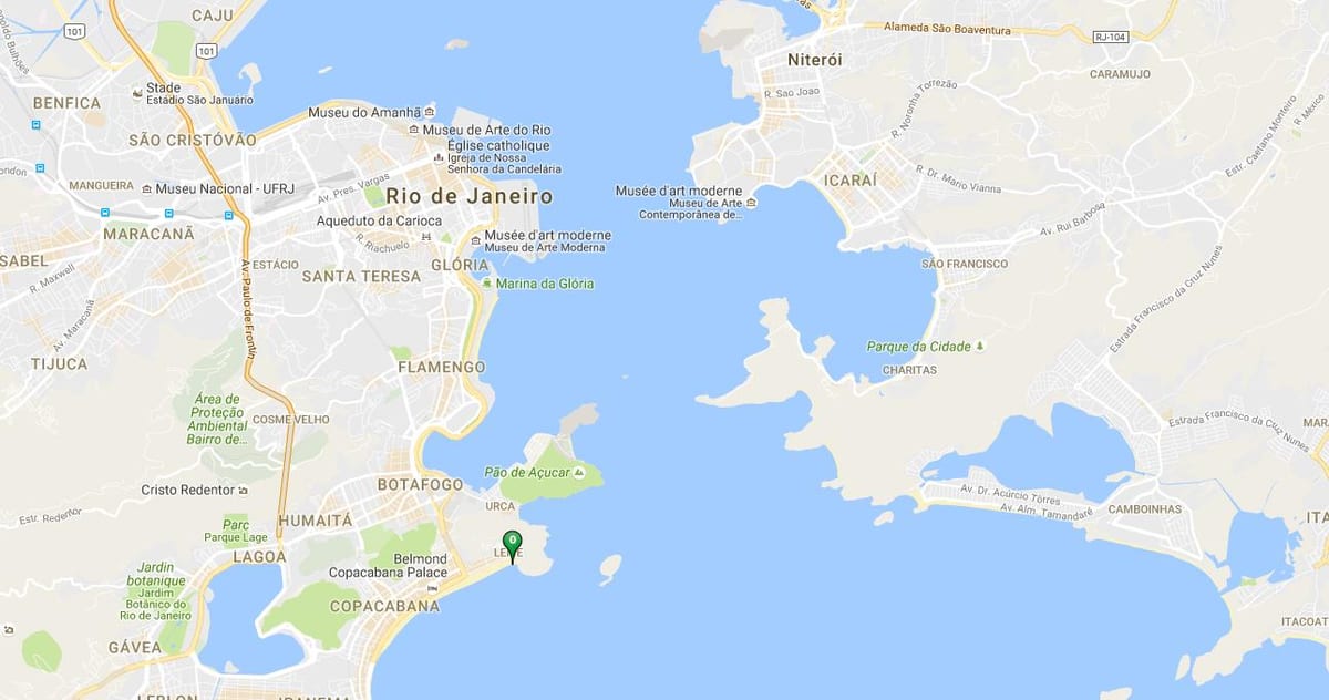 Χάρτης της παραλίας Λεμε