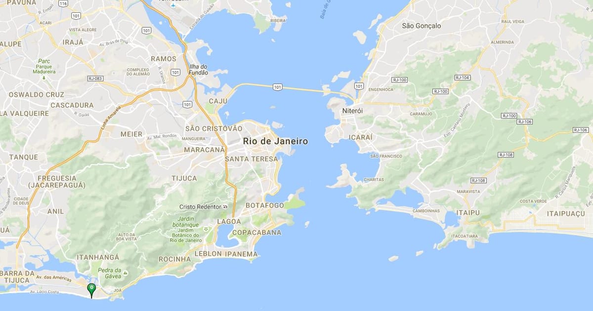 Χάρτης της παραλίας Πέπε