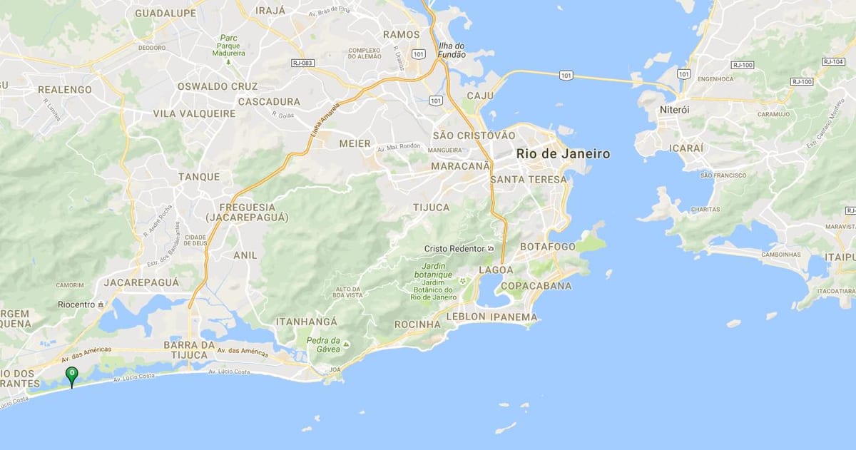 Χάρτης της παραλίας Reserva