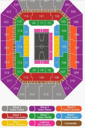 Χάρτης της Rio Arena