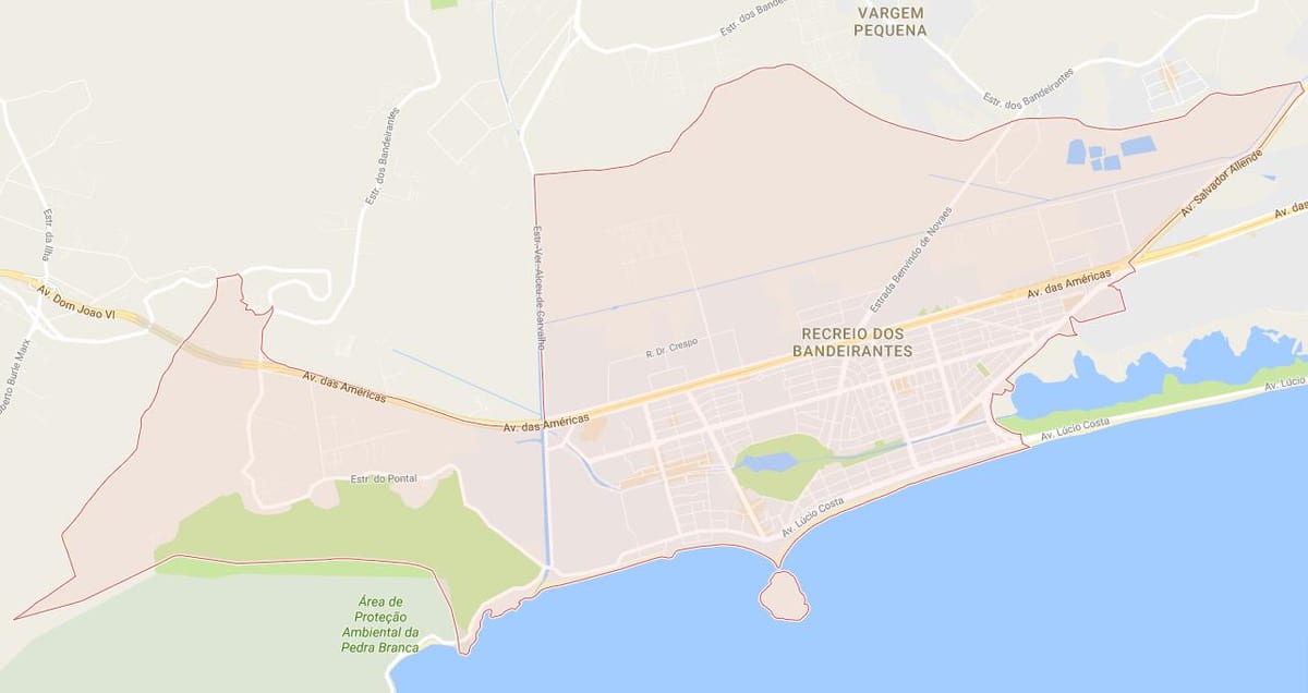 Χάρτης της Ρεκρειο δοσ Βανδειραντεσ