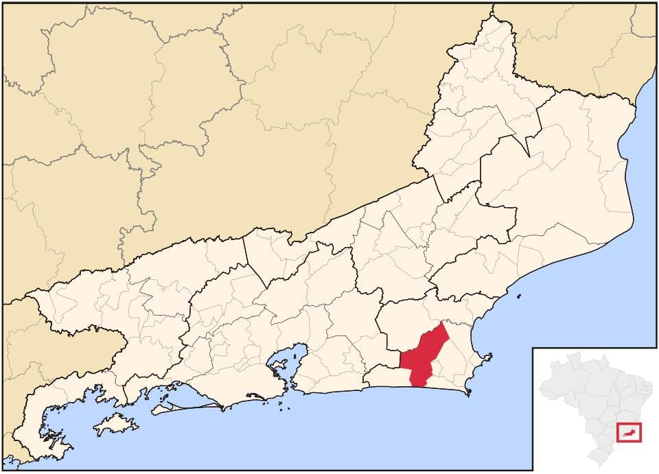 Χάρτης της Araruama