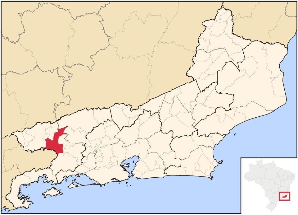 Χάρτης της Barra Mansa