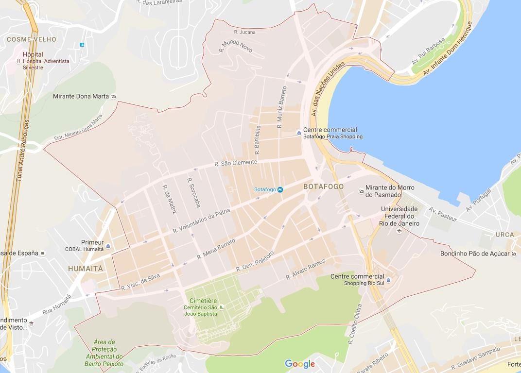 Χάρτης της Botafogo