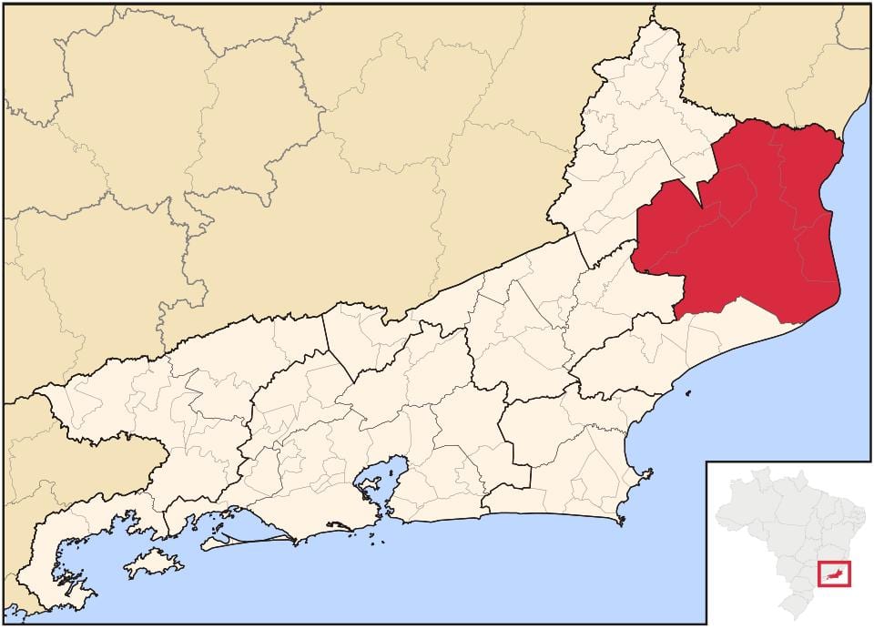Χάρτης της Campos dos Goytacazes