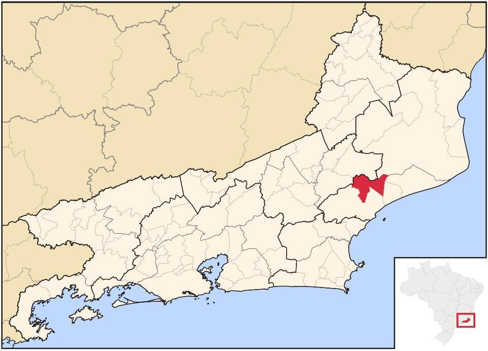 Χάρτης της Conceição de Macabu