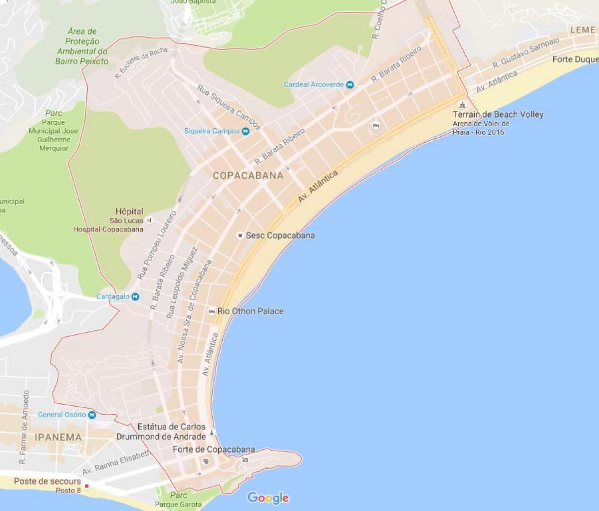 Χάρτης της Copacabana