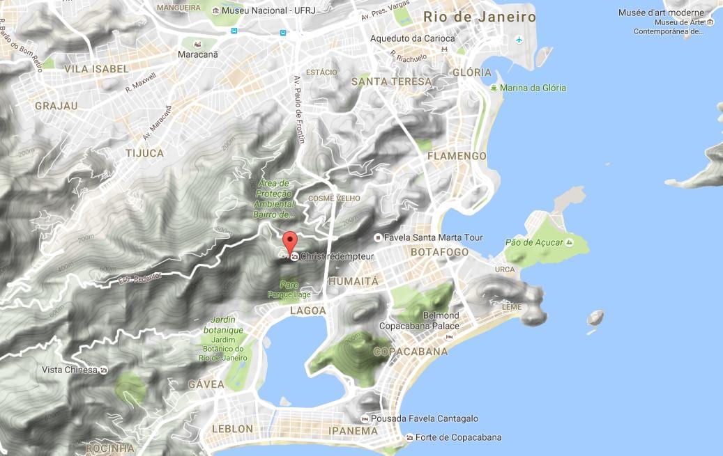 Χάρτης του Corcovado