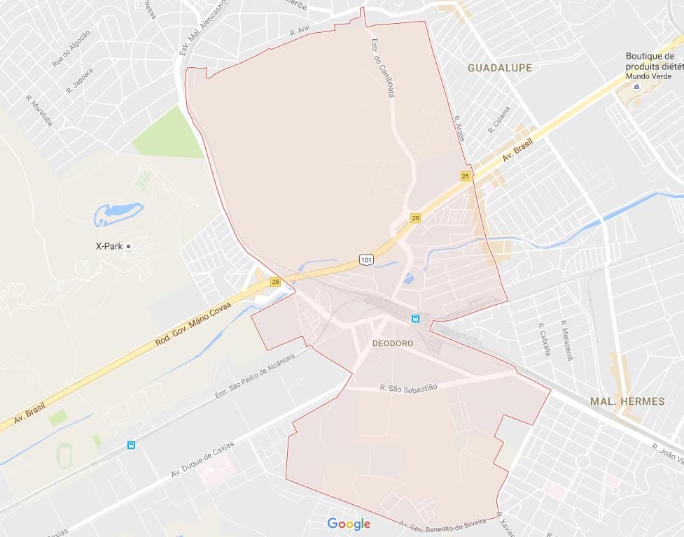 Χάρτης της Deodoro