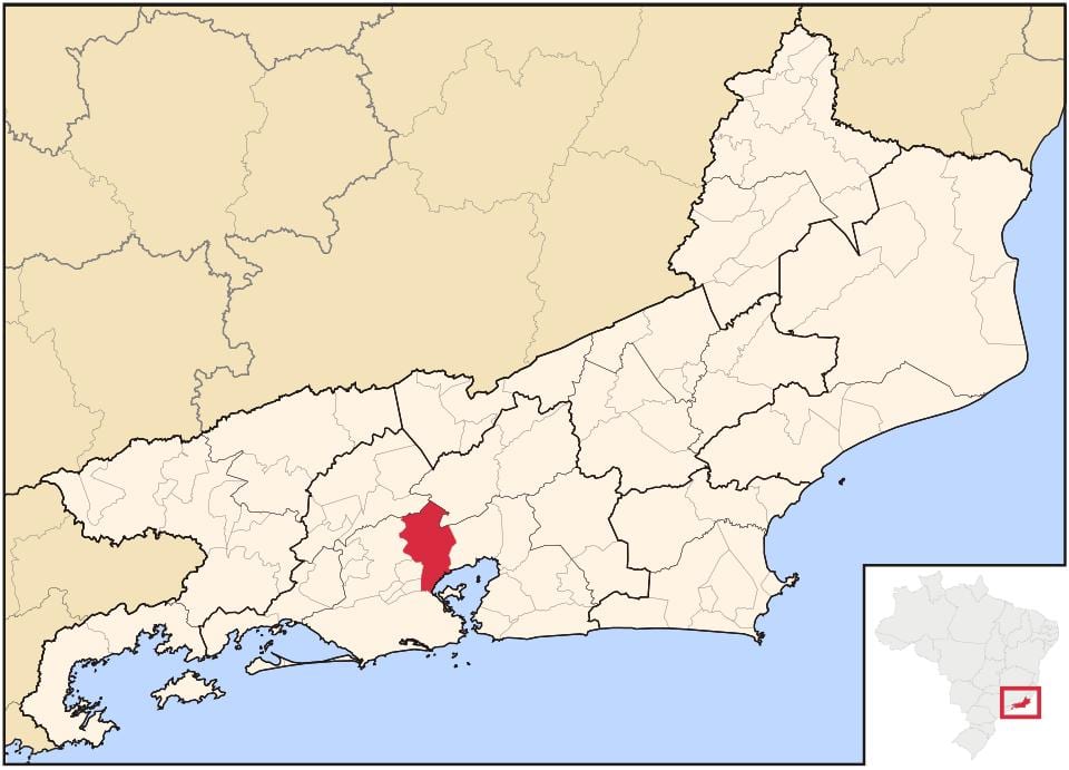 Χάρτης της Duque de Caxias