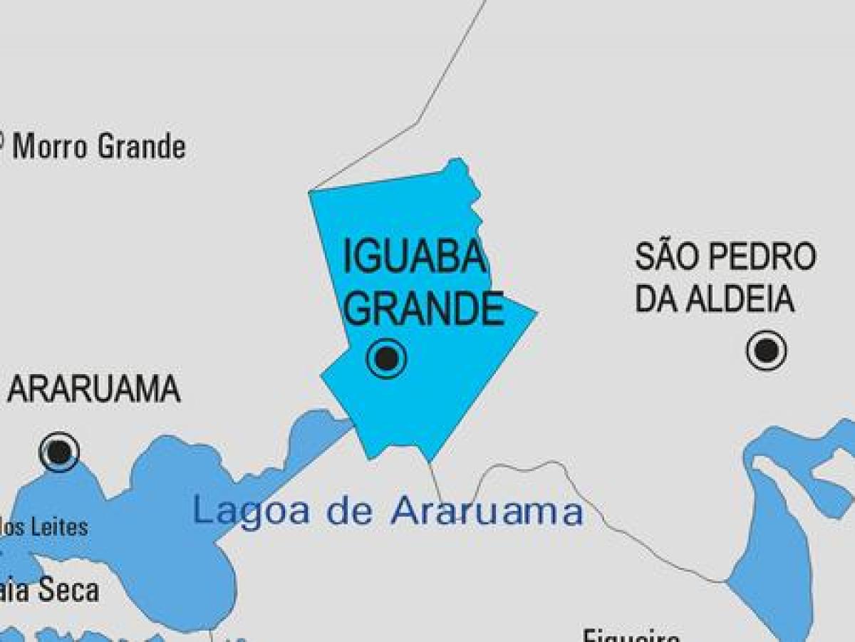 Χάρτης της Iguaba Grande δήμο