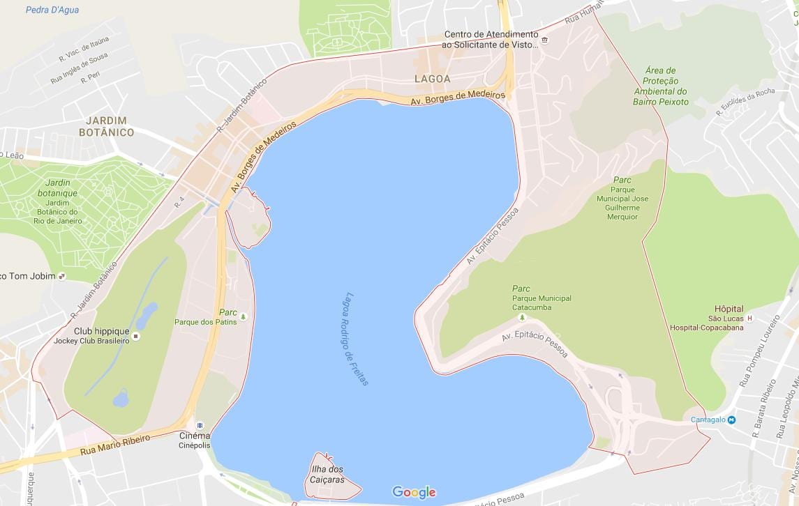 Χάρτης της Lagoa