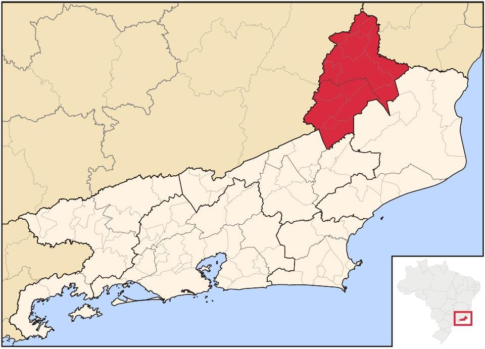 Χάρτης της Noroeste Φλουμινένσε