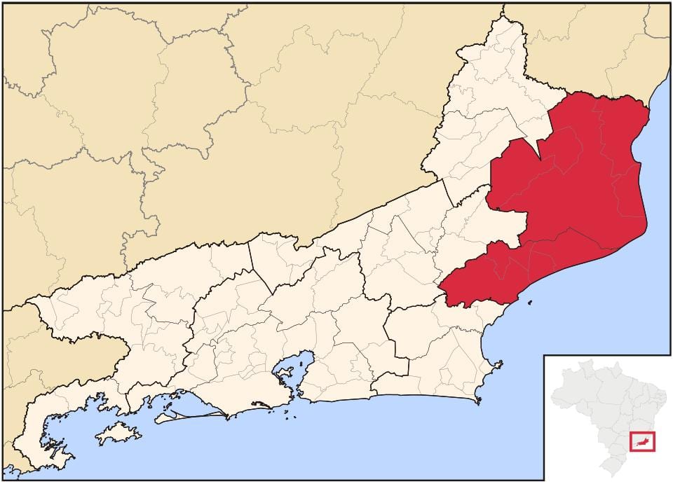 Χάρτης της Norte Φλουμινένσε