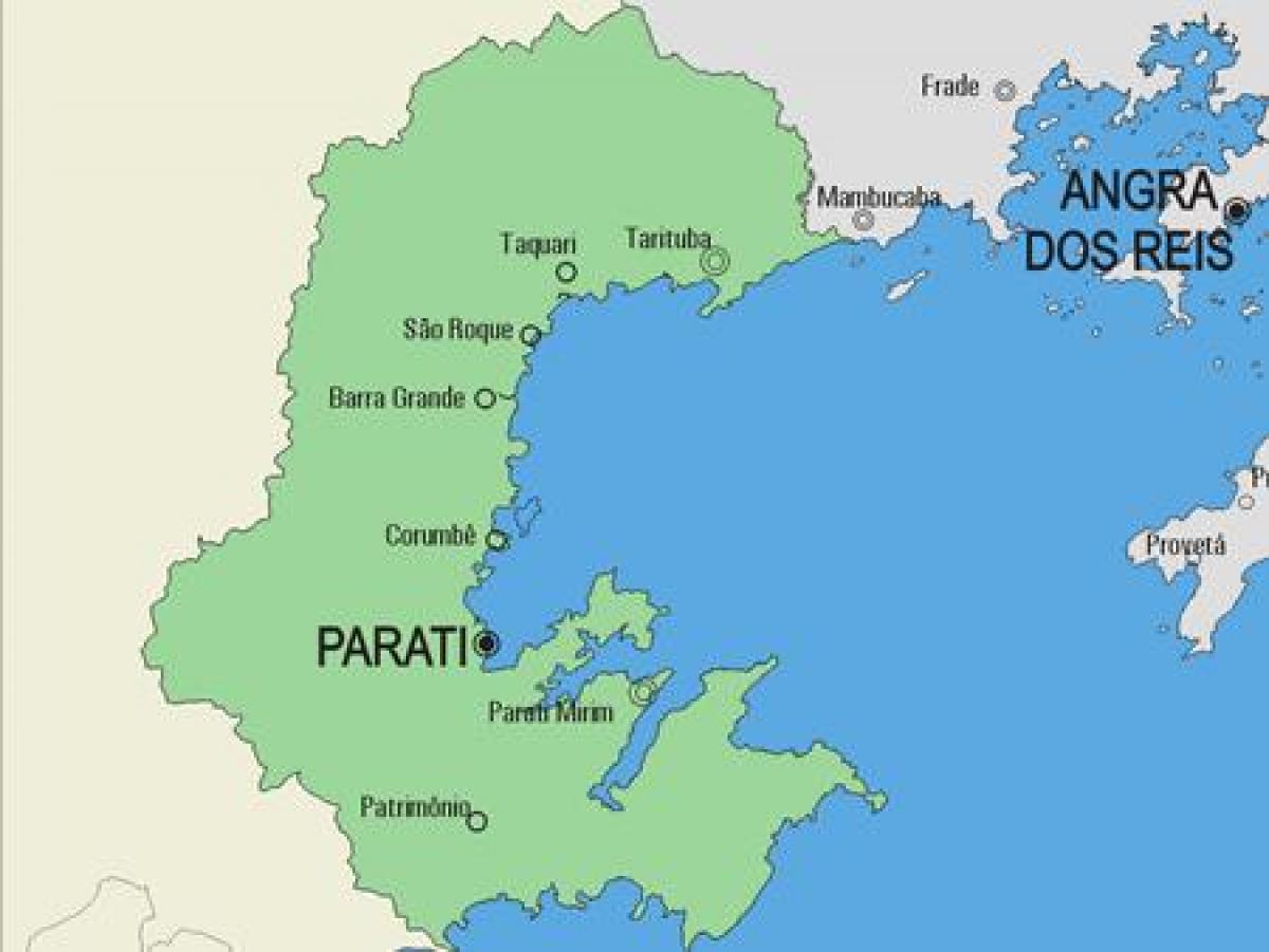 Χάρτης της Parati δήμο