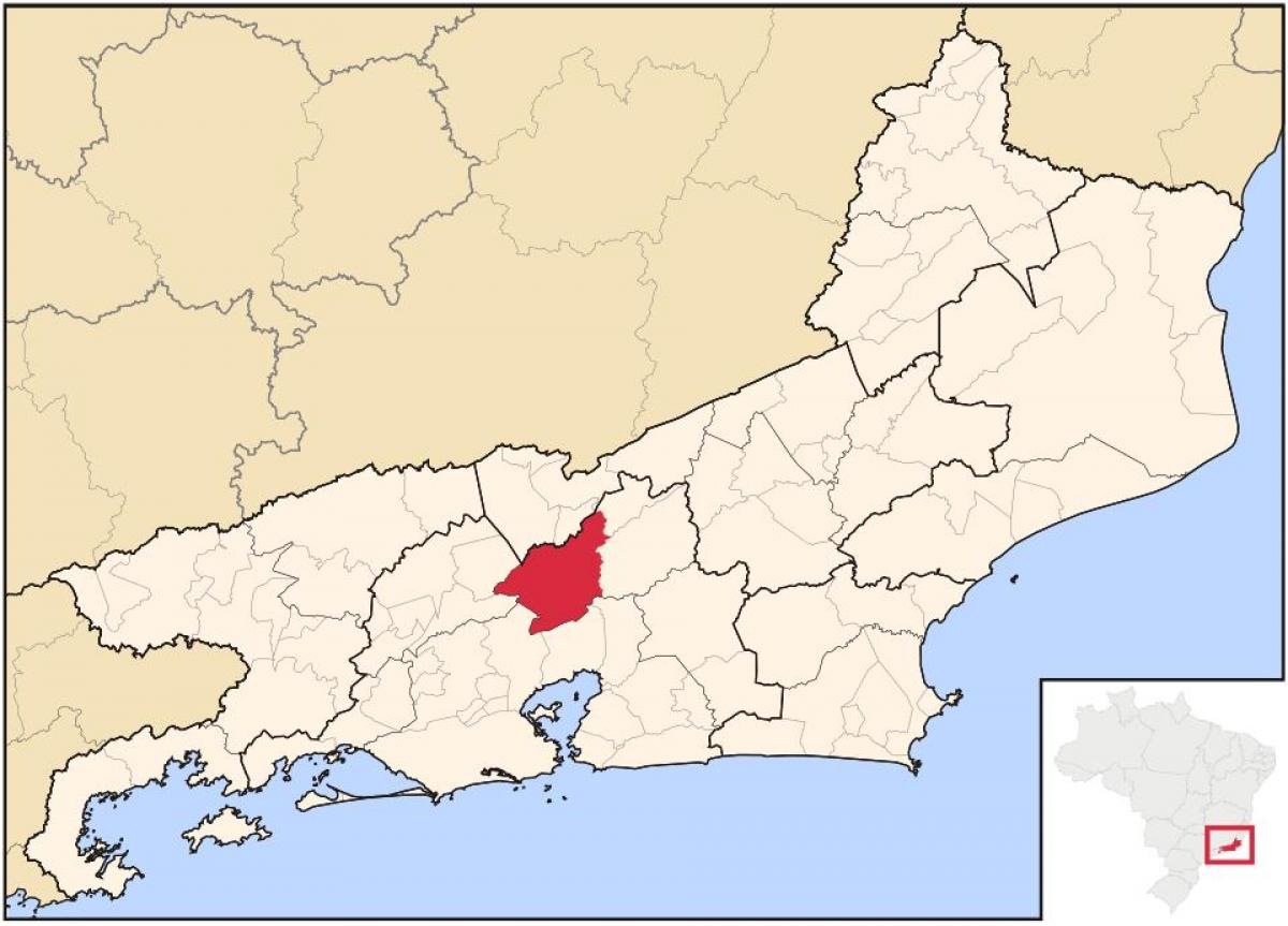 Χάρτης της Petrópolis