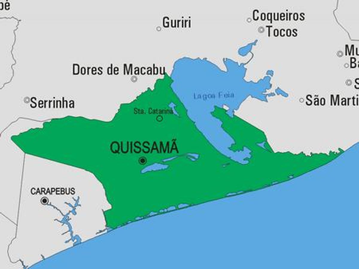 Χάρτης της Quissamã δήμο