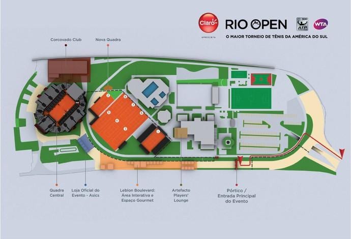 Χάρτης της Rio Open