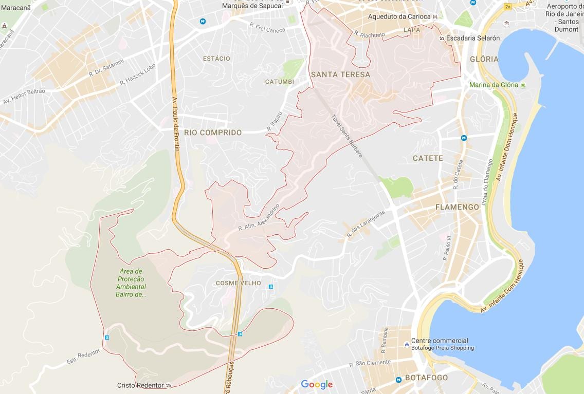 Χάρτης της Santa Teresa
