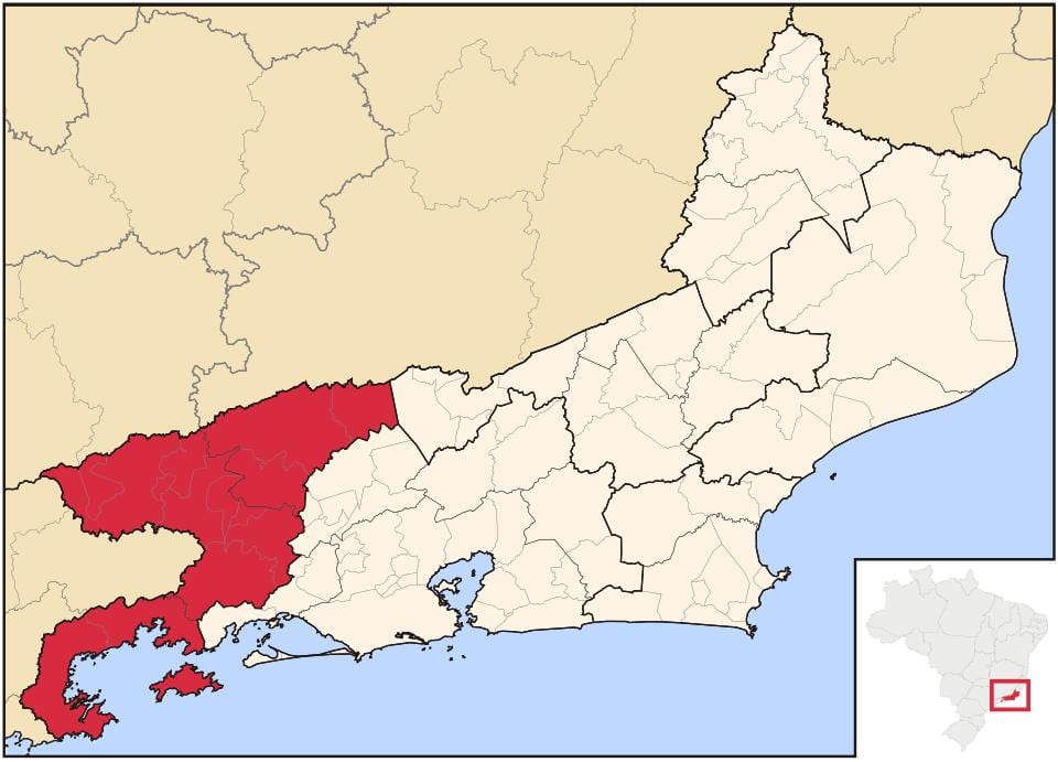 Χάρτης της Φλουμινένσε Sul