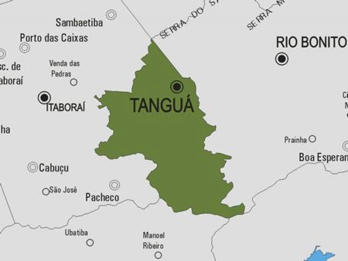 Χάρτης της Tanguá δήμο