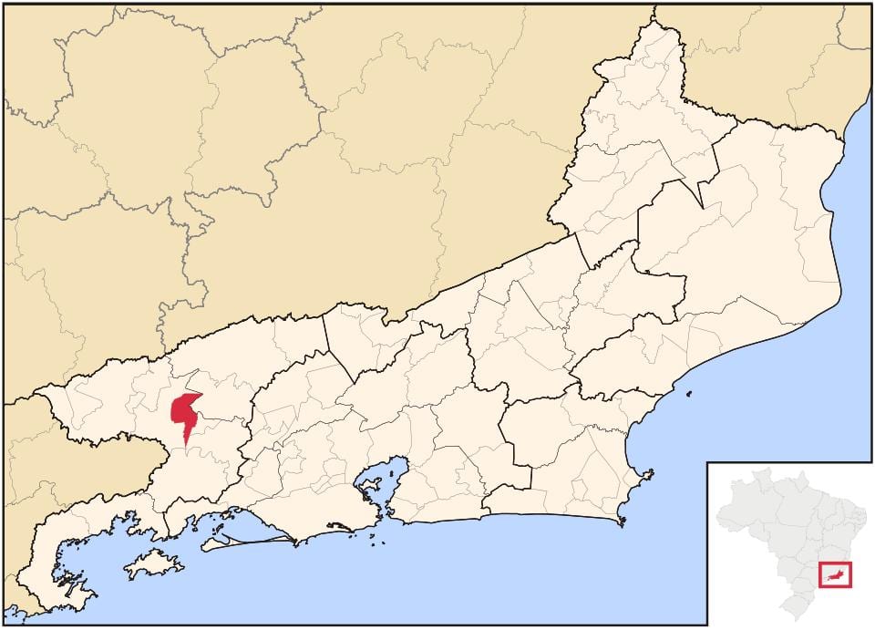 Χάρτης της Volta Redonda