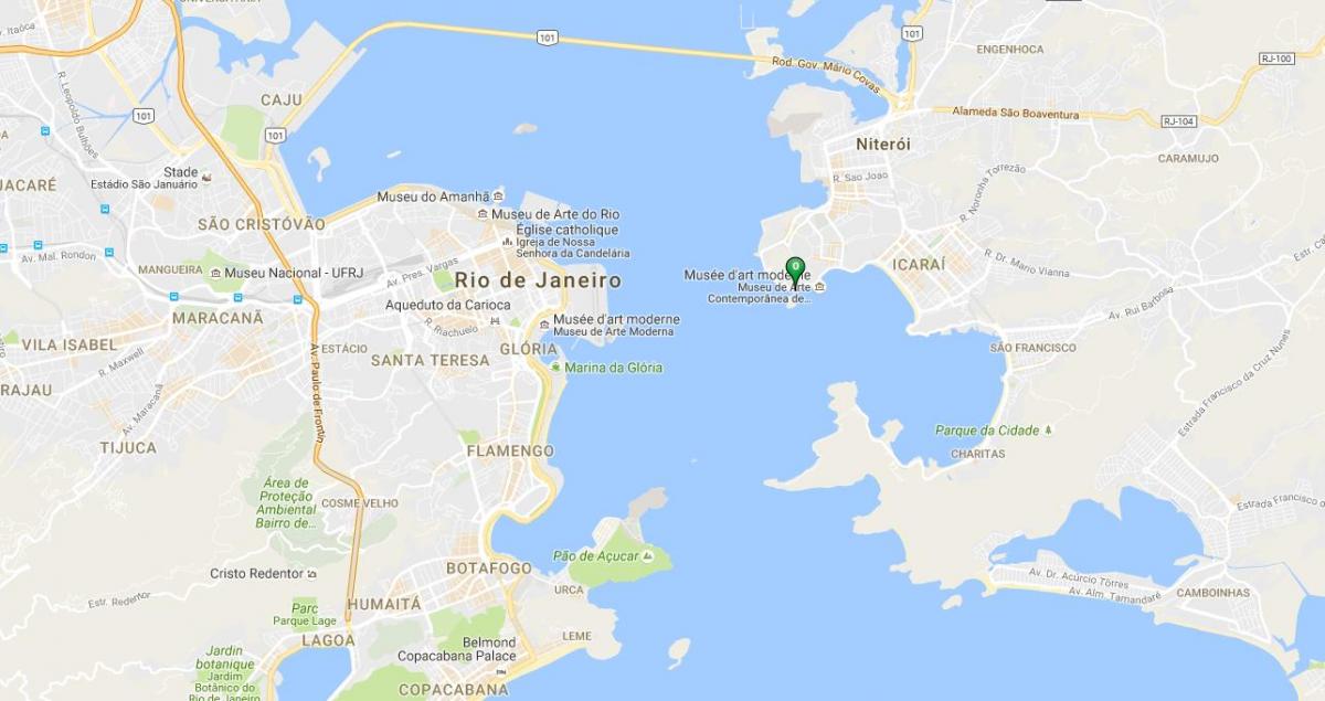 Χάρτης της παραλία Boa Viagem