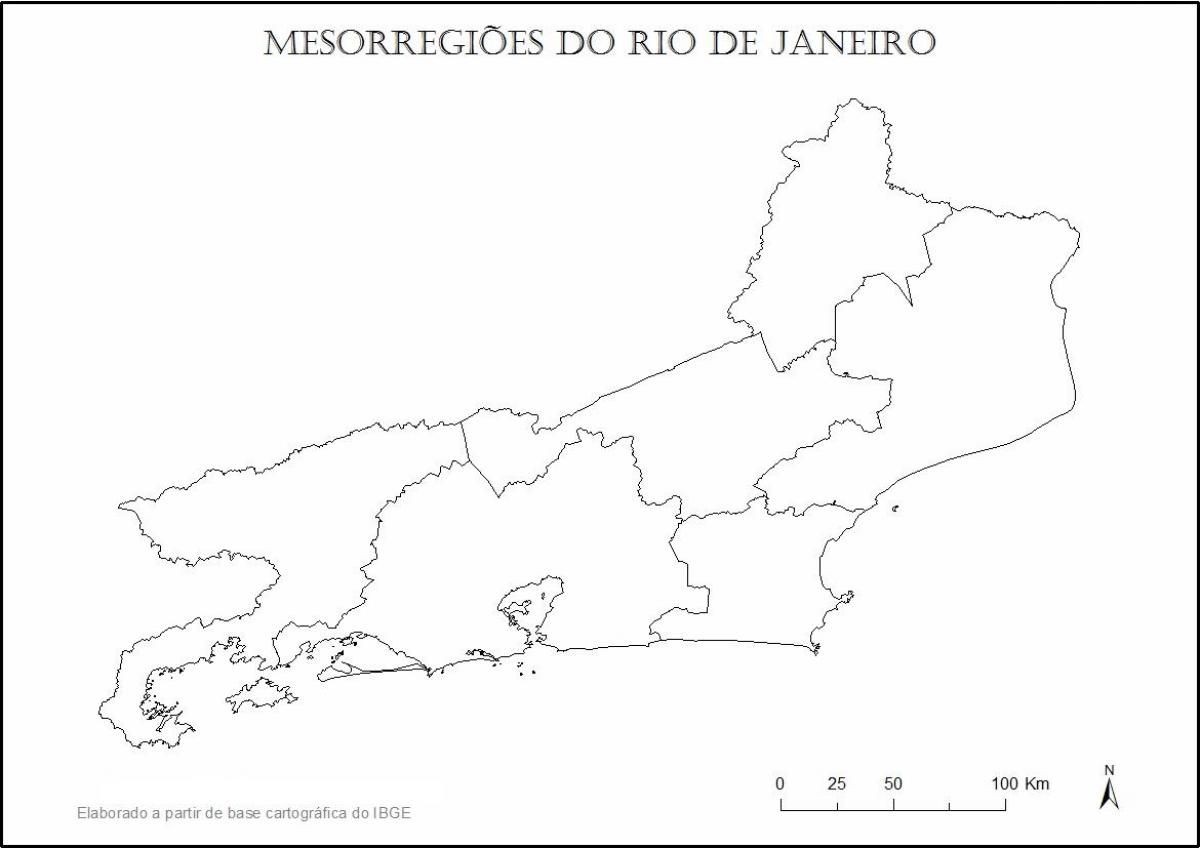 Ο χάρτης του Ρίο ντε Τζανέιρο παρθένο