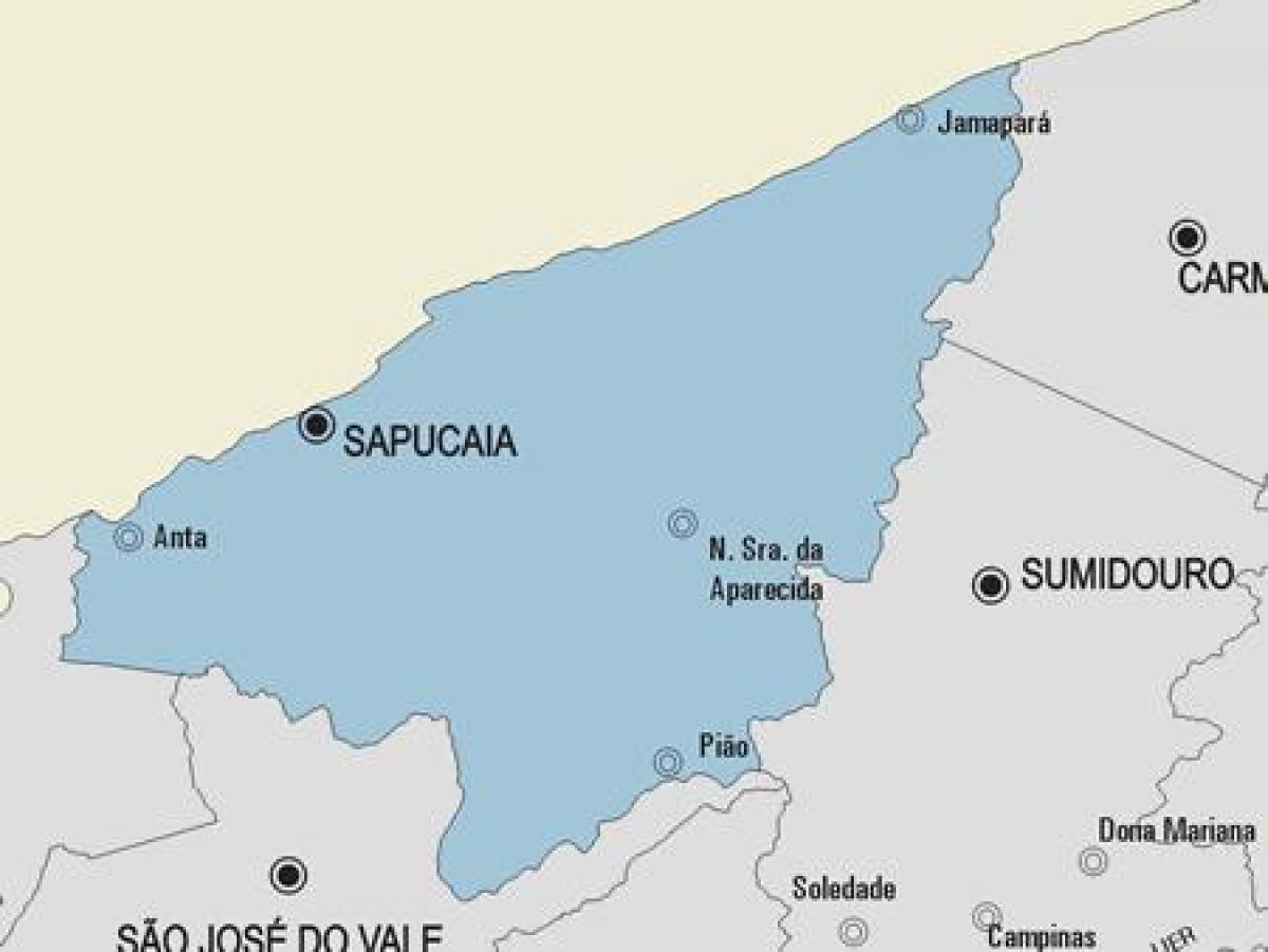 Χάρτης της Σαπυκαια δήμο