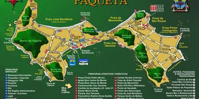 Χάρτης της Île de Paquetá