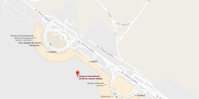 Χάρτης αεροδρόμιο Galeão