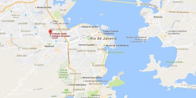 Χάρτης της Ζωολογικός κήπος του Ρίο ντε Τζανέιρο