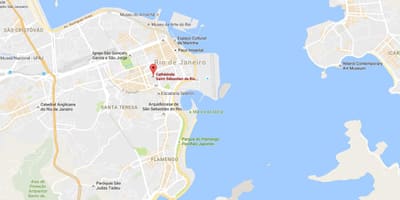 Χάρτης της Μητροπολιτικός Καθεδρικός ναός του Αγίου σεβαστιανού