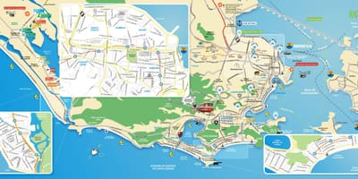 Χάρτης των μνημείων Ρίο ντε Τζανέιρο