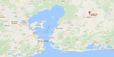 Εμφάνιση χάρτη νεκροταφείο São João Batista