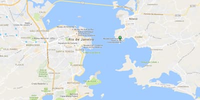 Χάρτης της παραλία Boa Viagem