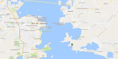 Χάρτης της παραλία Forte Imbuí