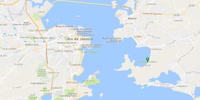 Χάρτης της παραλίας Preventório
