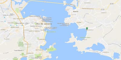 Χάρτης της παραλία São Francisco