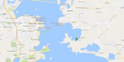 Χάρτης της παραλίας Samanguaia