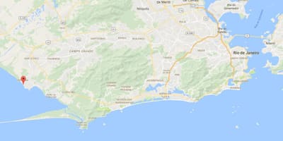 Χάρτης της παραλίας Sepetiba