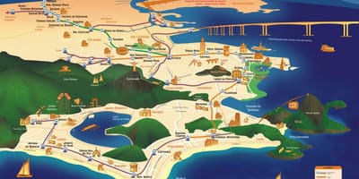 Χάρτης της Rio μνημεία
