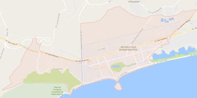 Χάρτης της Ρεκρειο δοσ Βανδειραντεσ