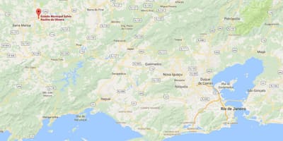Χάρτης της στάδιο Raulino de Oliveira