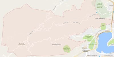 Χάρτης της Alto da Boa Vista