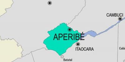 Χάρτης της Aperibé δήμο